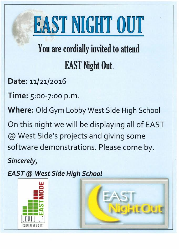 EAST Night Out is Monday